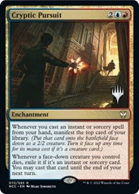 Cryptic Pursuit (70) [Promo Pack: Streets of New Capenna]