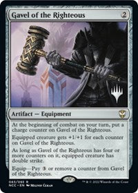 Gavel of the Righteous (83) [Promo Pack: Streets of New Capenna]