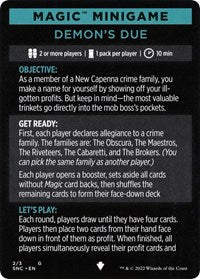 Magic Minigame: Demon's Due (2) [Streets of New Capenna]