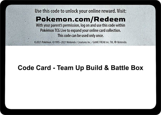 Code Card - Team Up Build & Battle Box [SM - Team Up]