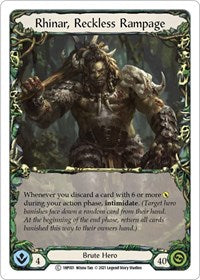 Rhinar, Reckless Rampage (1HP001) [History Pack Vol.1]