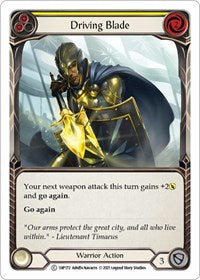 Driving Blade (Yellow) (1HP172) [History Pack Vol.1]