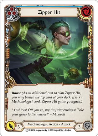 Zipper Hit (Blue) (1HP216) - History Pack Vol.1