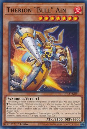 Therion "Bull" Ain (DIFO-EN003) - Dimension Force 1st Edition