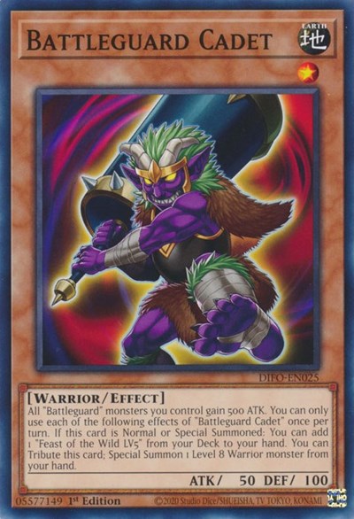 Battleguard Cadet (DIFO-EN025) [Dimension Force]