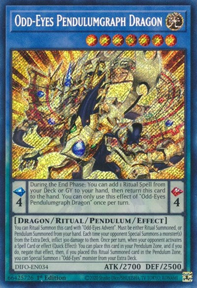 Odd-Eyes Pendulumgraph Dragon (DIFO-EN034) [Dimension Force]