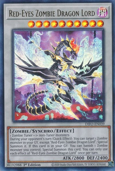 Red-Eyes Zombie Dragon Lord (DIFO-EN039) [Dimension Force]