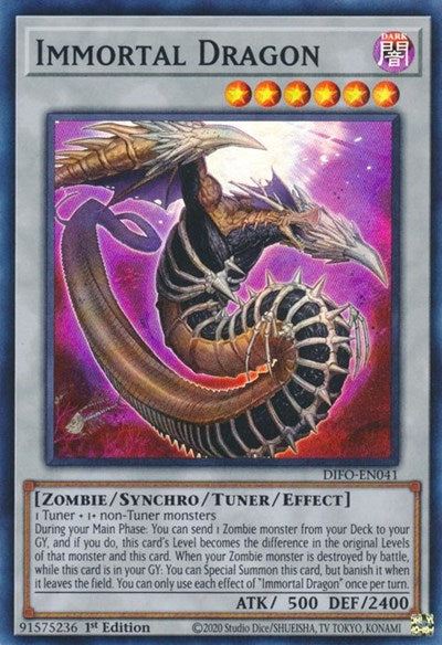 Immortal Dragon (DIFO-EN041) [Dimension Force]