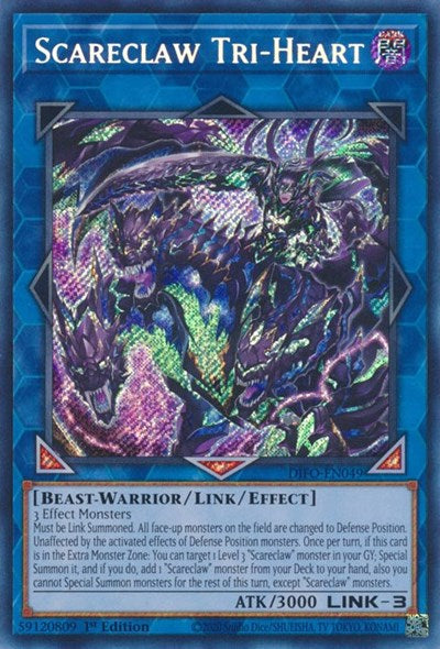 Scareclaw Tri-Heart (DIFO-EN049) [Dimension Force]
