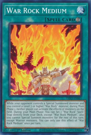 War Rock Medium (DIFO-EN065) - Dimension Force 1st Edition