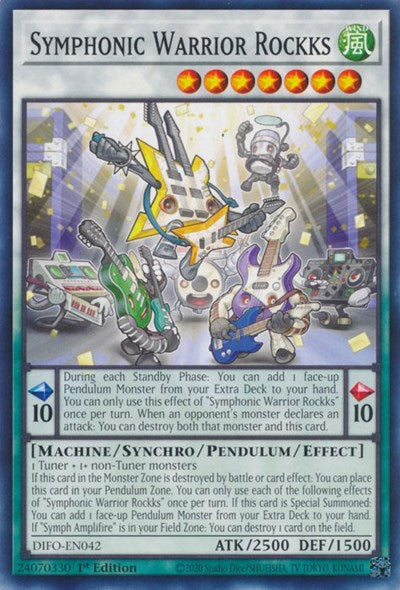 Symphonic Warrior Rockks (DIFO-EN042) [Dimension Force]