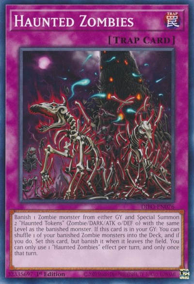 Haunted Zombies (DIFO-EN076) [Dimension Force]