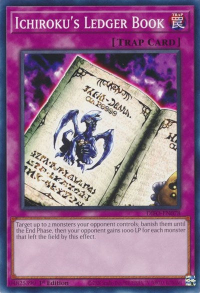 Ichiroku's Ledger Book (DIFO-EN078) [Dimension Force]