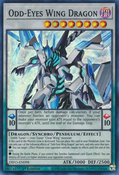 Odd-Eyes Wing Dragon (DIFO-EN098) [Dimension Force]