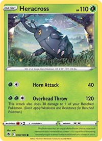 Heracross (008/189) [SWSH10: Astral Radiance]