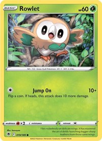 Rowlet (019/189) [SWSH10: Astral Radiance]