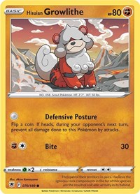Hisuian Growlithe (070/189) [SWSH10: Astral Radiance]