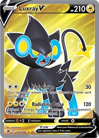Luxray V (Full Art) (168/189) [SWSH10: Astral Radiance]