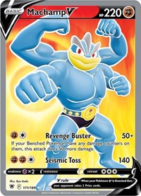 Machamp V (Full Art) (171/189) [SWSH10: Astral Radiance]