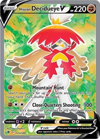 Hisuian Decidueye V (Full Art) (173/189) [SWSH10: Astral Radiance]