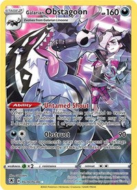 Galarian Obstagoon (TG10/TG30) [SWSH10: Astral Radiance Trainer Gallery]