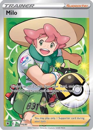 Milo TG27/TG30  - Holofoil SWSH10 Astral Radiance Trainer Gallery - Ultra Rare