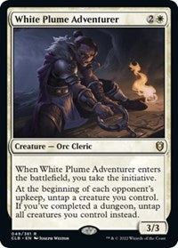 White Plume Adventurer (49) [Commander Legends: Battle for Baldur's Gate]