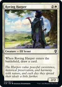 Roving Harper (40) [Commander Legends: Battle for Baldur's Gate]
