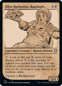 Ellyn Harbreeze, Busybody (Showcase) (377) [Commander Legends: Battle for Baldur's Gate]