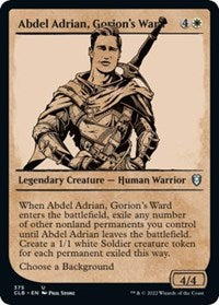 Abdel Adrian, Gorion's Ward (Showcase) (375) [Commander Legends: Battle for Baldur's Gate]
