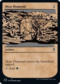 Moss Diamond (Showcase) (448) [Commander Legends: Battle for Baldur's Gate]