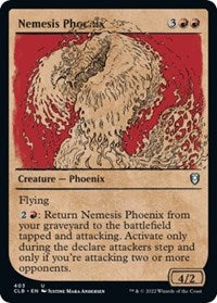 Nemesis Phoenix (Showcase) (403) [Commander Legends: Battle for Baldur's Gate]