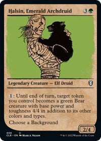 Halsin, Emerald Archdruid (Showcase) (408) [Commander Legends: Battle for Baldur's Gate]