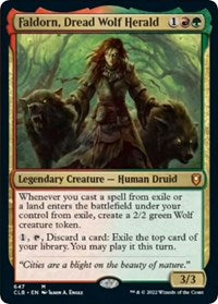 Faldorn, Dread Wolf Herald (647) [Commander Legends: Battle for Baldur's Gate]