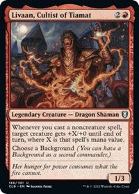 Livaan, Cultist of Tiamat (188) [Commander Legends: Battle for Baldur's Gate]