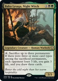Baba Lysaga, Night Witch (266) [Commander Legends: Battle for Baldur's Gate]