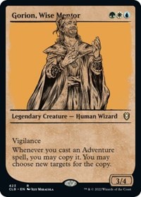 Gorion, Wise Mentor (Showcase) (423) [Commander Legends: Battle for Baldur's Gate]