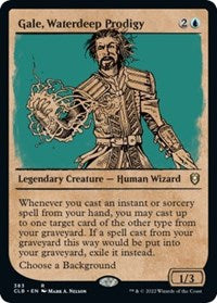 Gale, Waterdeep Prodigy (Showcase) (383) [Commander Legends: Battle for Baldur's Gate]