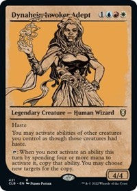 Dynaheir, Invoker Adept (Showcase) (421) [Commander Legends: Battle for Baldur's Gate]