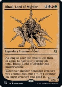 Bhaal, Lord of Murder (Showcase) (416) [Commander Legends: Battle for Baldur's Gate]