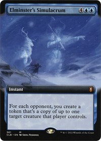 Elminster's Simulacrum (Extended Art) (561) [Commander Legends: Battle for Baldur's Gate]