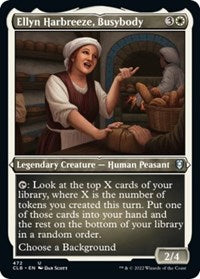 Ellyn Harbreeze, Busybody (Foil Etched) (472) [Commander Legends: Battle for Baldur's Gate]