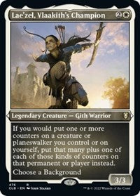 Lae'zel, Vlaakith's Champion (Foil Etched) (476) [Commander Legends: Battle for Baldur's Gate]