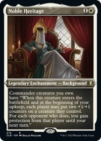 Noble Heritage (Foil Etched) (478) [Commander Legends: Battle for Baldur's Gate]