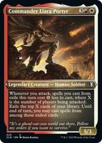 Commander Liara Portyr (Foil Etched) (529) [Commander Legends: Battle for Baldur's Gate]