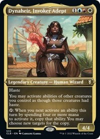 Dynaheir, Invoker Adept (Foil Etched) (532) [Commander Legends: Battle for Baldur's Gate]