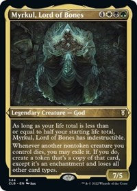 Myrkul, Lord of Bones (Foil Etched) (544) [Commander Legends: Battle for Baldur's Gate]
