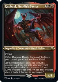 Raphael, Fiendish Savior (Foil Etched) (549) [Commander Legends: Battle for Baldur's Gate]