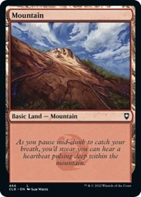 Mountain (466) (466) [Commander Legends: Battle for Baldur's Gate]
