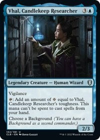 Vhal, Candlekeep Researcher (102) [Commander Legends: Battle for Baldur's Gate]